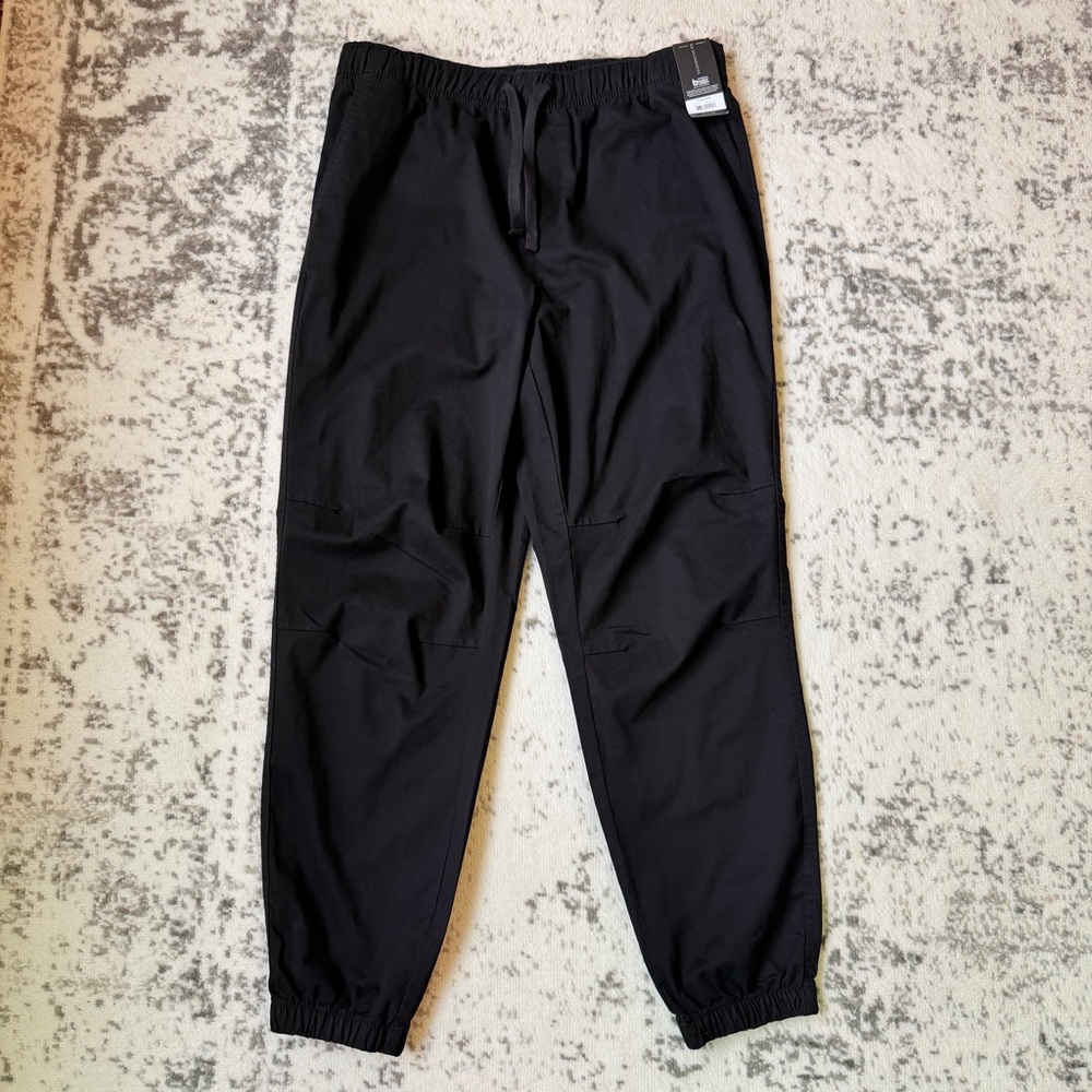 No Boundaries Men Black Jogger Pants Size M (32–34) Elastic Waist Casual New